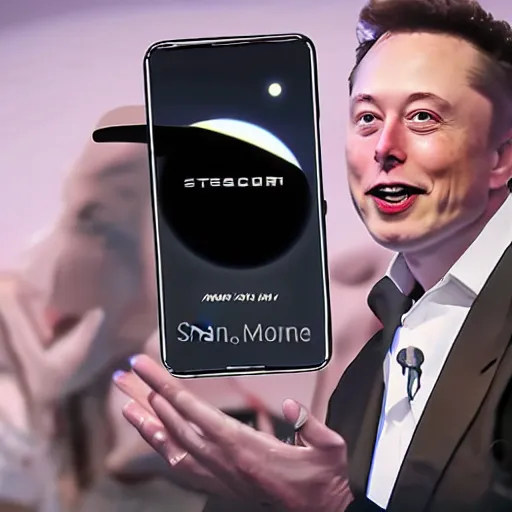 Prompt: a smatphone concept by elon musk, realistic