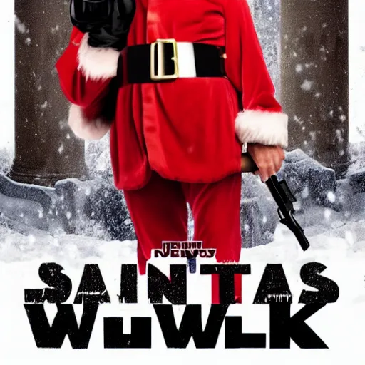 Prompt: santa claus as john wick