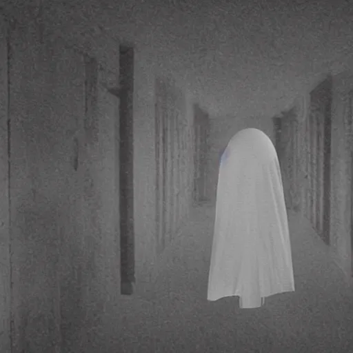 Prompt: found footage horror, ghost