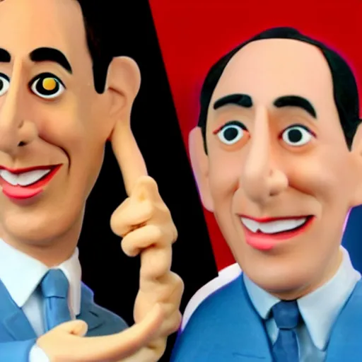 Image similar to jerry seinfeld claymation