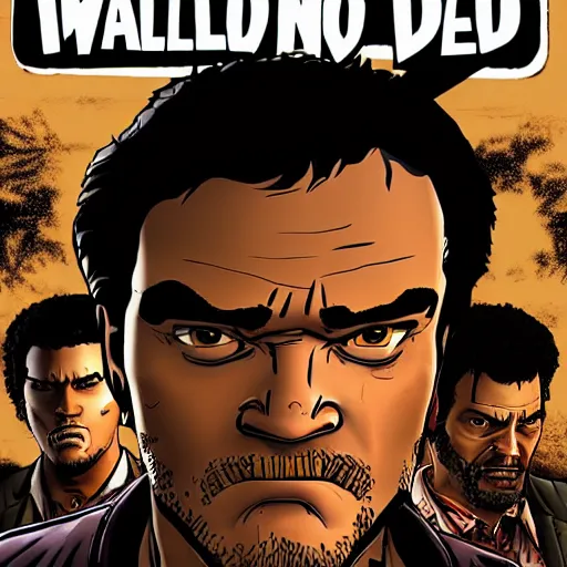 Prompt: tarantino walking dead telltale, telltale games style, symmetric!!, 4 k full hd,