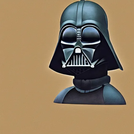 Image similar to darth vader, artwork by goro fujita