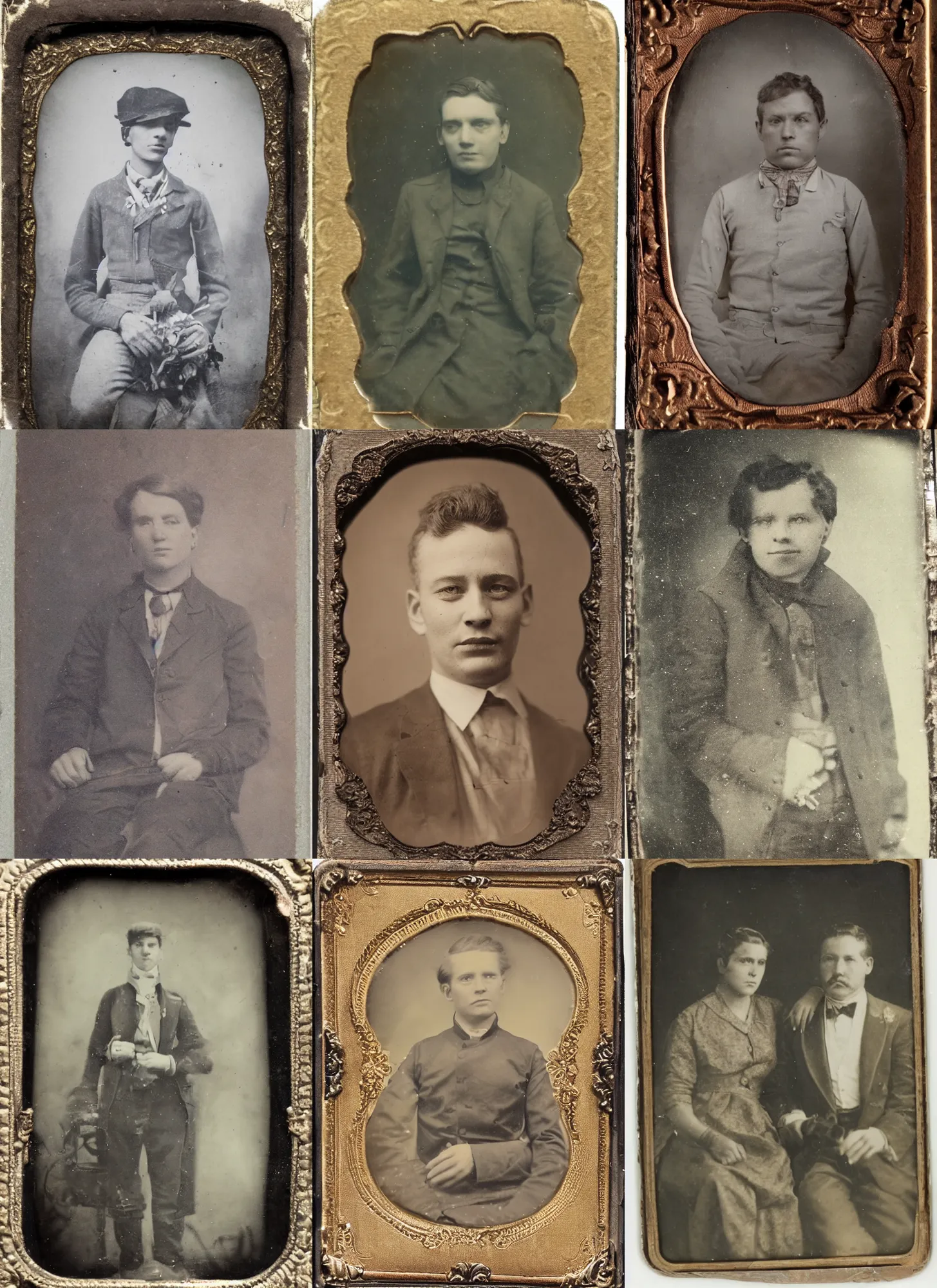 Prompt: tintype photo