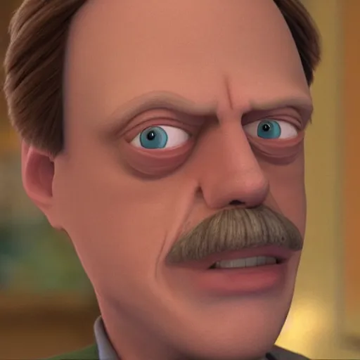 Prompt: Steve Buscemi as seen in Disney Pixar's Up (2009)