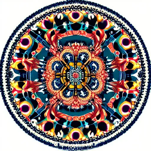 Prompt: baroque mandala Κατάγομαι από μια θλιβερή περι οχή Moje čelist je plná medu a žluči, a je to složité mechan ické okno la meva mandíbula es tà ple de mel i la bilis, i és complex, és una finestra a tra vés del qual mecànica putes mir acle es veuen Sono finito in un