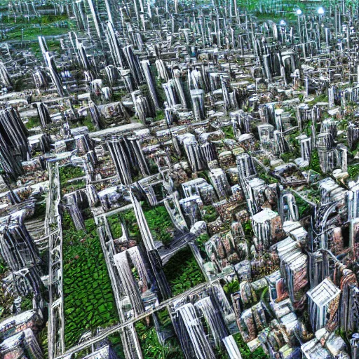 Image similar to A realistic beautiful natural city, 4k resolution, hyper detailed