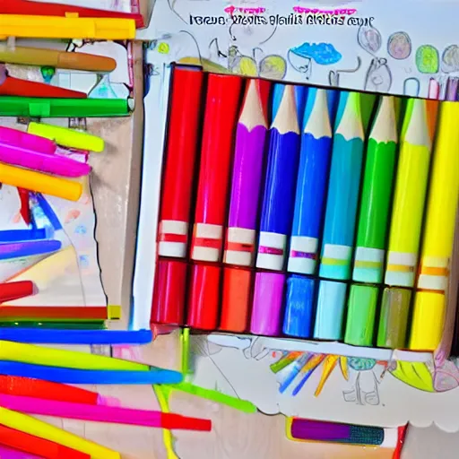 Image similar to Imagine that a child from 2 to 4 years old would like to color