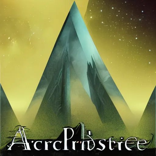 Prompt: cover art for an Archspire album