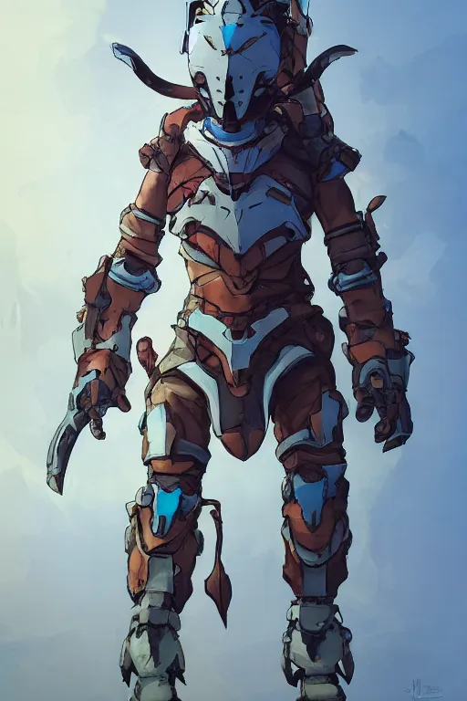 Image similar to combination suit armor aloy horizon forbidden west horizon zero dawn robot ninja mask helmet backpack tribal, art gta 5 comics, official fanart behance hd artstation by jesper ejsing, by rhads, makoto shinkai and lois van baarle, ilya kuvshinov, ossdraws radiating a glowing aura cgi rtx 2 0 2 2