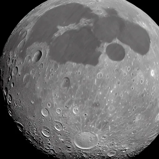 Image similar to view from the surface of the moon