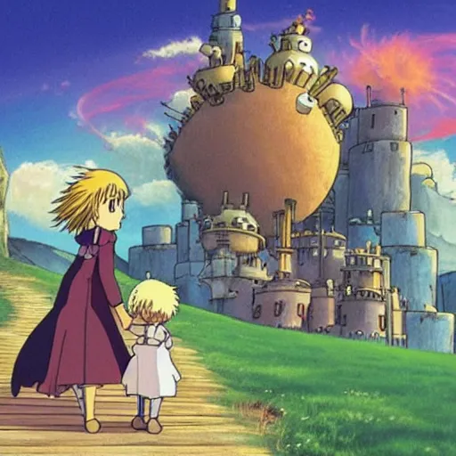 Image similar to howl's moving castle