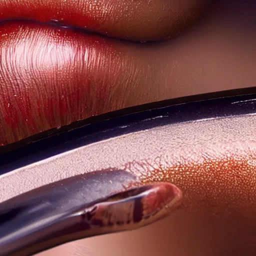 Prompt: close up of beautiful female kissing barrett m 9 5 sniper rifle, hi - fructose, decadent highly - detailed digital painting, golden ratio, octane render, artstation, cinematic composition, smooth, sharp focus