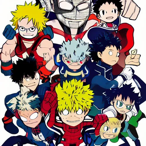 Image similar to My Hero Academia by Stan Lee