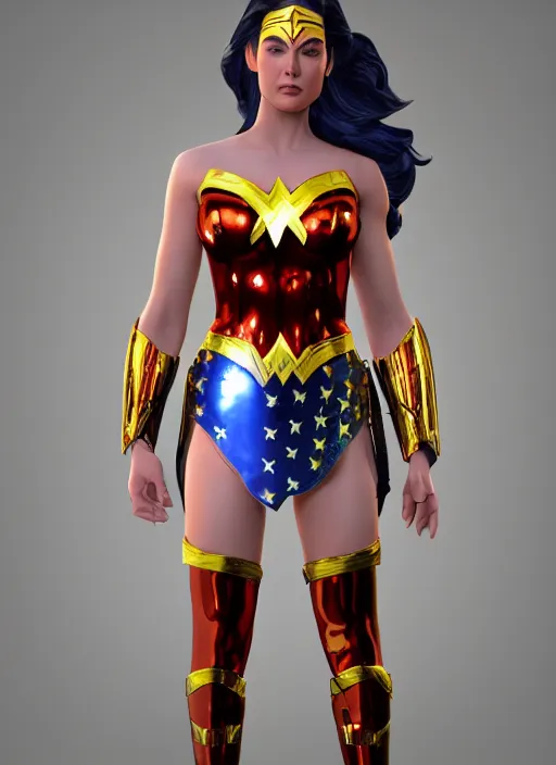 Prompt: starlight as wonder woman, glossy intricate design, digital art, smooth vibrancy, high detail texture, lighting, 8 k, unreal engine 5 rendered, marmoset toolbag rendered, octane rendered, trending in artstation, art style by popularity _ choi and ian sprigger