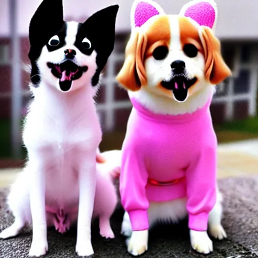 Prompt: Kawaii anime cute dog