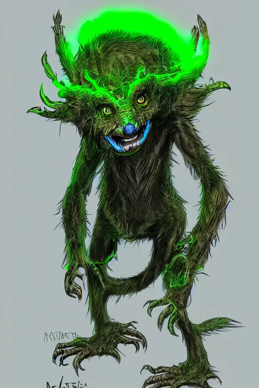 Prompt: a humanoid rat monster, green glowing eyes, highly detailed, digital art, sharp focus, trending on art station, skaven, anime art style