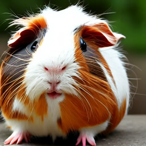 Prompt: guinea pig with wings