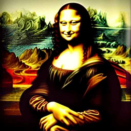 the painting of Mona Lisa, but with Mr. Bean, | Stable Diffusion | OpenArt