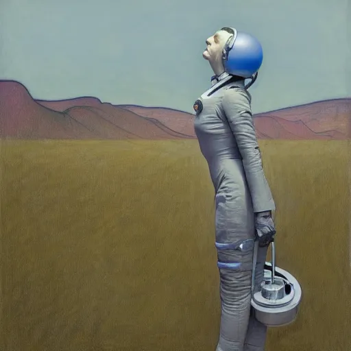 Image similar to charcoal drawing portrait of an astronaut woman in suit by edward hopper and jenny saville and raphael, darek zabrocki, alphonse mucha, simon stalenhag