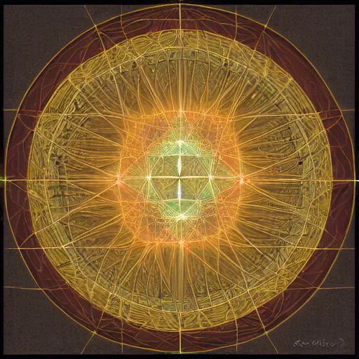 Prompt: Hyperbolic geometry madness