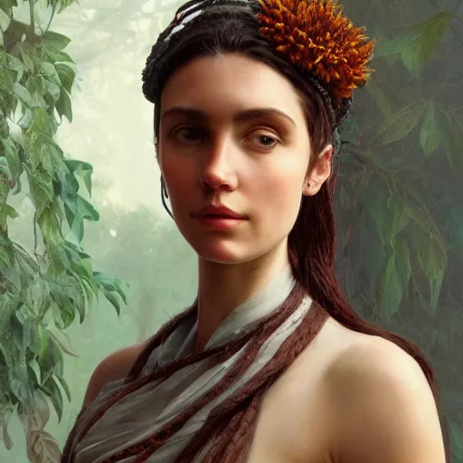 Prompt: closeup portrait of a Woman with four arms, inspired by Ferdinand Knab, artstation, 8k, photorealism