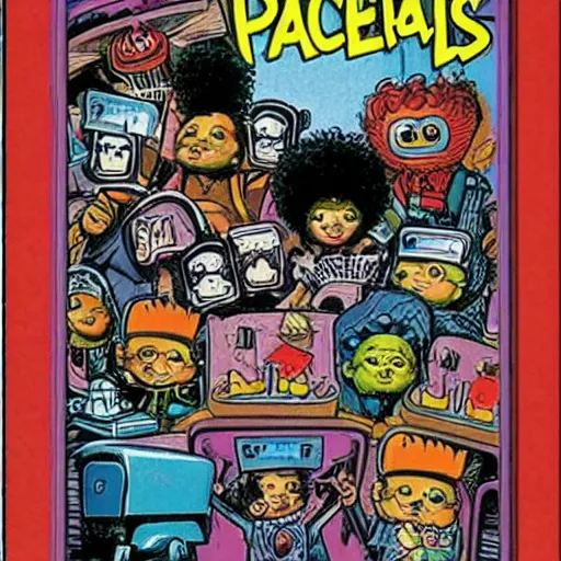 Image similar to a Garbage Pail Kids card Art Spiegelman art