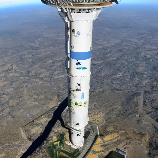 Image similar to space elevator