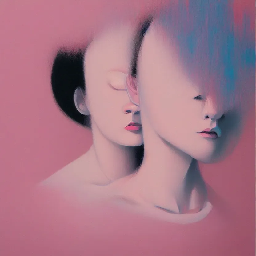 Image similar to neo - pop fine art figurative painting by yoshitomo nara in an aesthetically pleasing natural and pastel color tones, modern western pop culture influences