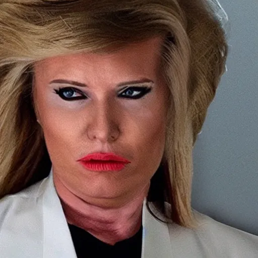 Image similar to female donald trump, photo