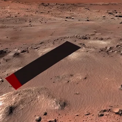 Prompt: albanian flag on mars