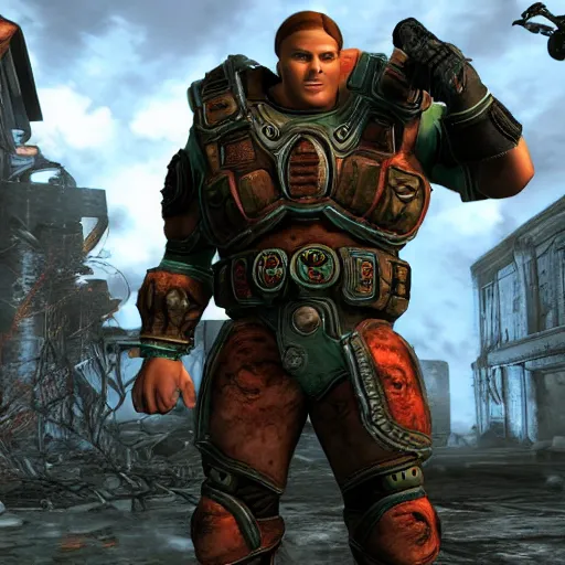 Prompt: Scooby Doo in Gears of War