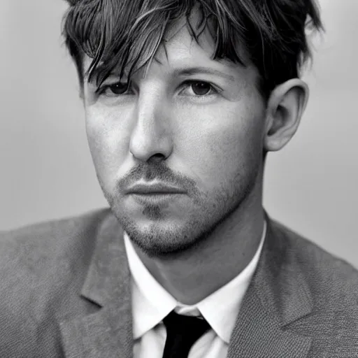 Image similar to portrait of kelly reilly as a young man!!! bare ears, short hair and hazel!!! eyes