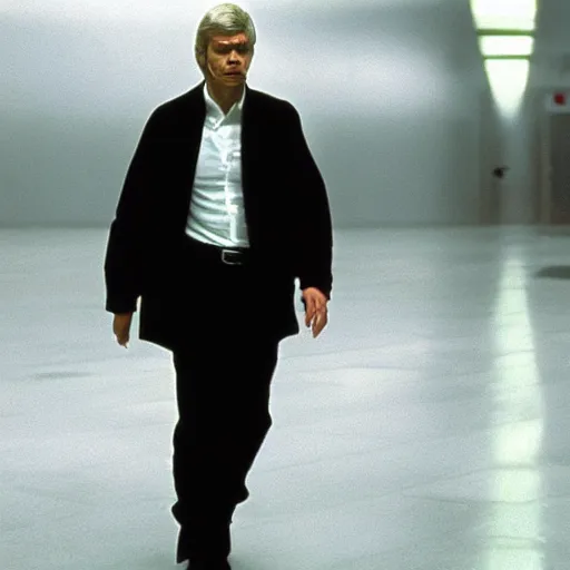 Image similar to arsene wenger in the matrix, photorealistic, highly detailed, sharp focus, 4 k, movie still