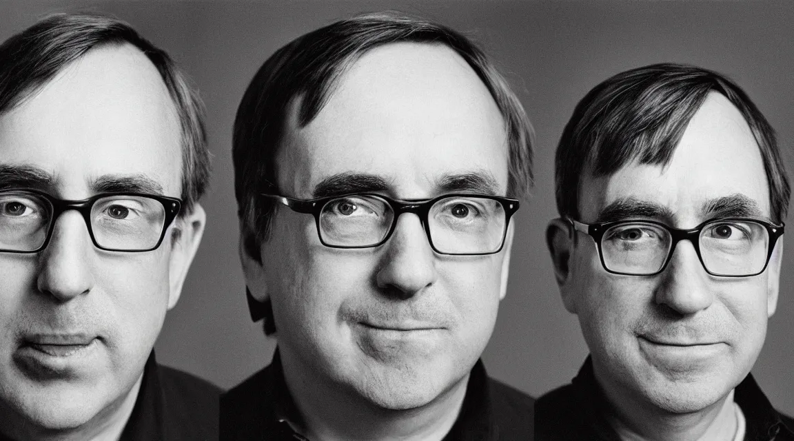 Prompt: portrait of Linus Torvalds taked by Richard Avedon