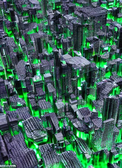 Prompt: solarpunk futuristic city, High definition, 4k, 35mm, green food production,