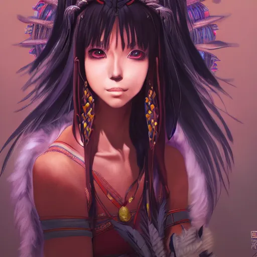 Image similar to anime portrait of a beautiful woman as a shaman yedi using dark force to eliminate trump as an anime antagonist by Stanley Artgerm Lau, WLOP, Rossdraws, James Jean, Andrei Riabovitchev, Marc Simonetti, and Sakimichan, trending on artstation