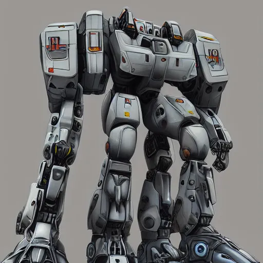 Image similar to hard surface heavy mecha by ute osterwalder