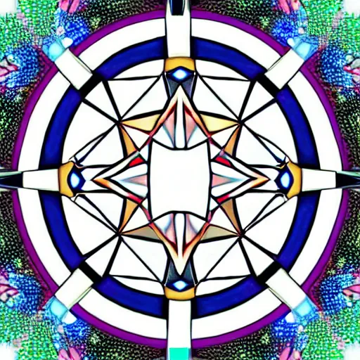 Prompt: gem, white, centered, symmetrical, hexagonal, oblong, digital art