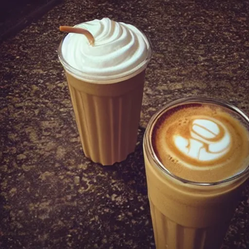 Prompt: “autobot latte foam art, high end photography”