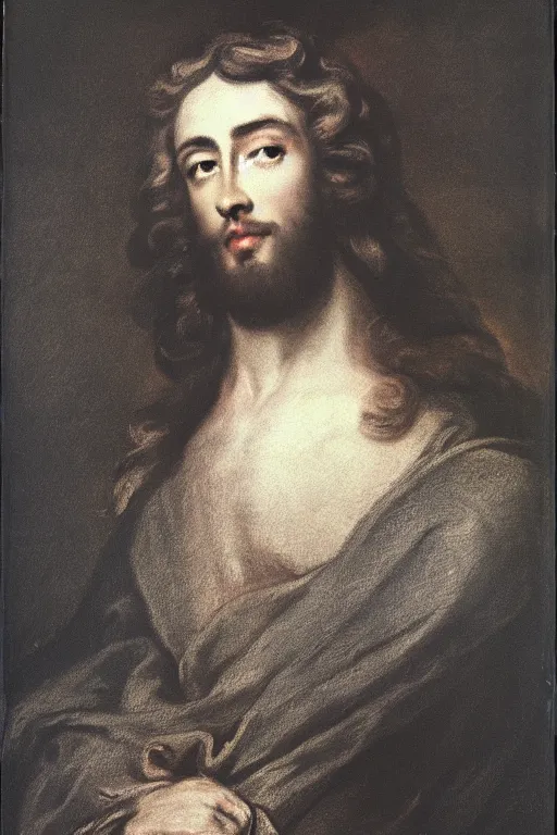 Image similar to Jesus Christ on the cover of a glossy magazine by Thomas Gainsborough, elegant, highly detailed, anthro
