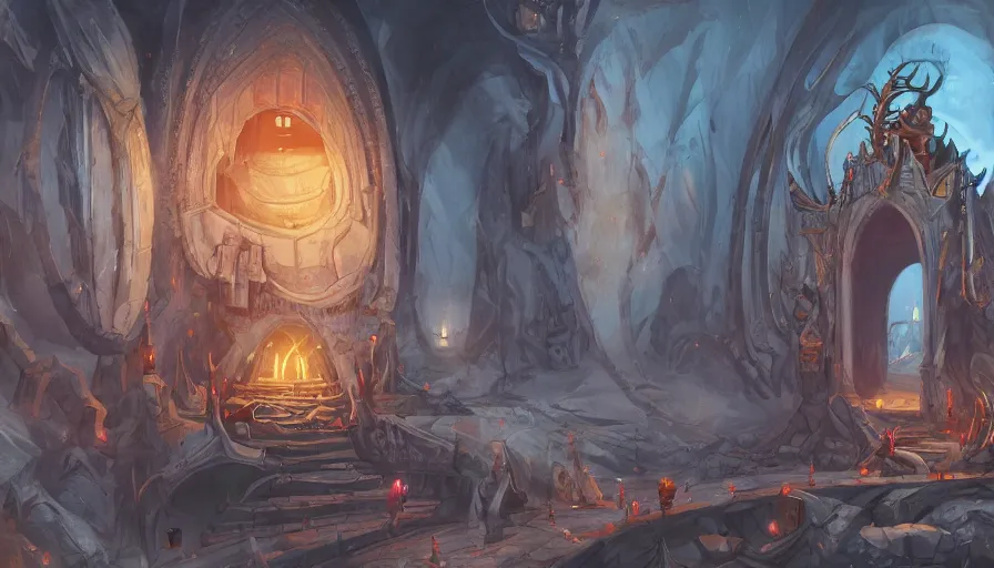 Image similar to Moria, beautiful artwork on artstation