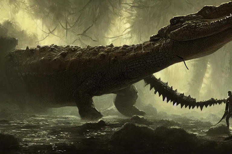 giant crocodile gustave