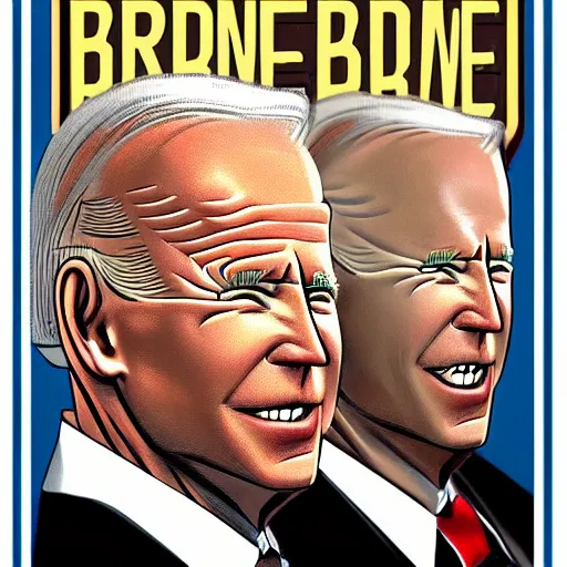 Image similar to animorphs book cover of joe biden and a frog