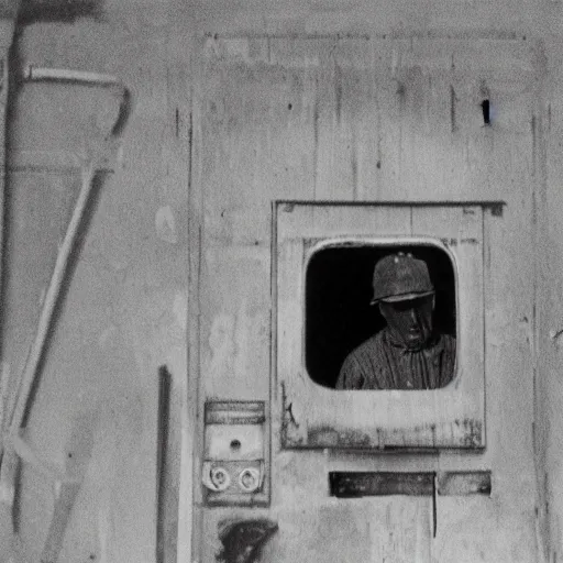 Image similar to the disembodied spirit of a dangerous railroad worker, Boxcar on the railroad, Cinematic, 35mm, film still from a horror movie