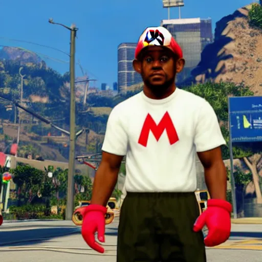 Image similar to mario judah in gtav