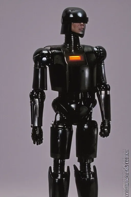 Image similar to RoboCop character from the movie RoboCop (1987) by Jan van Eyck