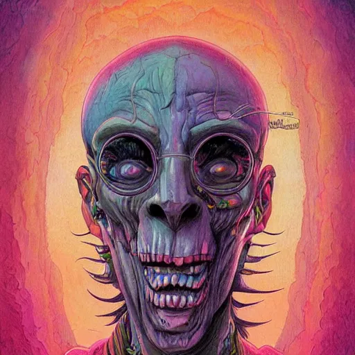 Image similar to original jean giraud digital art painting pastel goth aesthetic, creepy kawaii, psychedelic, sabbas apterus