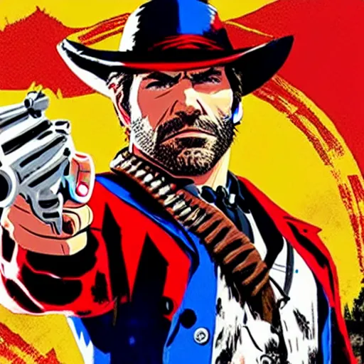 Image similar to Billy Herrington in Red Dead Redemption 2