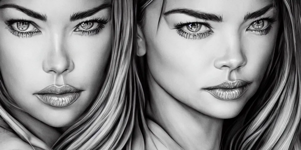 Prompt: hyperrealistic photography of a highly detailed and symmetrical gorgeous denise richards in the style of jin kagetsu, james jean and wlop, highly detailed, face symmetry, highly realistic hands, masterpiece, award - winning, sharp focus, intricate concept art, ambient lighting, 8 k, artstation