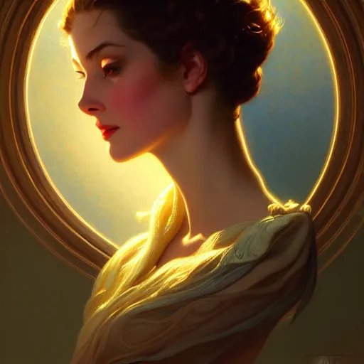 Prompt: eye of the dreaming worlds, medium shot, intricate, ornate, elegant, highly detailed, digital painting, volumetric light,, artstation, concept art, smooth, sharp focus, illustration, art by Gil elvgren and charlie bowater and greg rutkowski and alphonse mucha